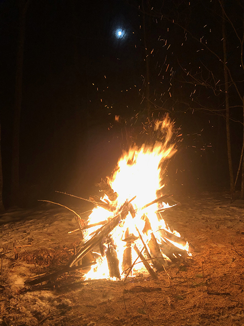 Jesus at our bonfire